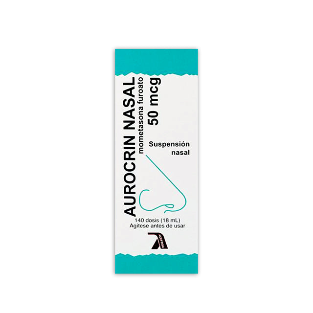 Aurocrin 50Mcg Suspension Nasal X 140 Dosis