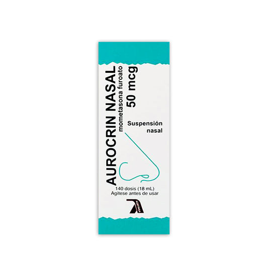 Aurocrin 50Mcg Suspension Nasal X 140 Dosis