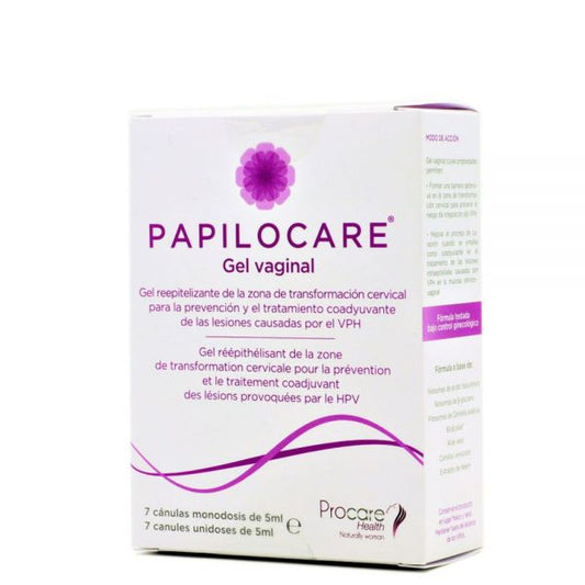 Papilocare Gel Vaginal X 7 Canulas Monodosis