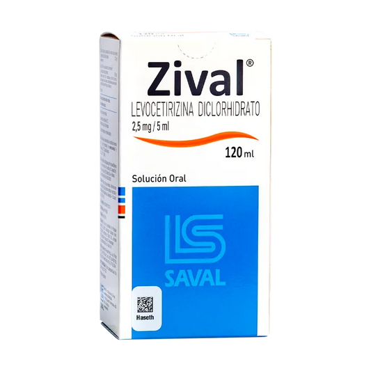 Zival 2.5Mg/5Ml Jarabe X 120Ml