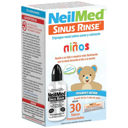 Sinus Rinse Niños Enjuague Nasal 30 Sobres
