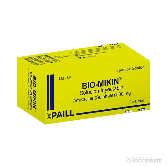 Biomikin 500Mg Im-Iv Inyectable X Vial 2Ml