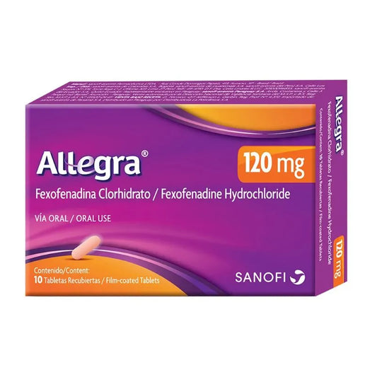 Allegra 120Mg X 10 Comprimidos