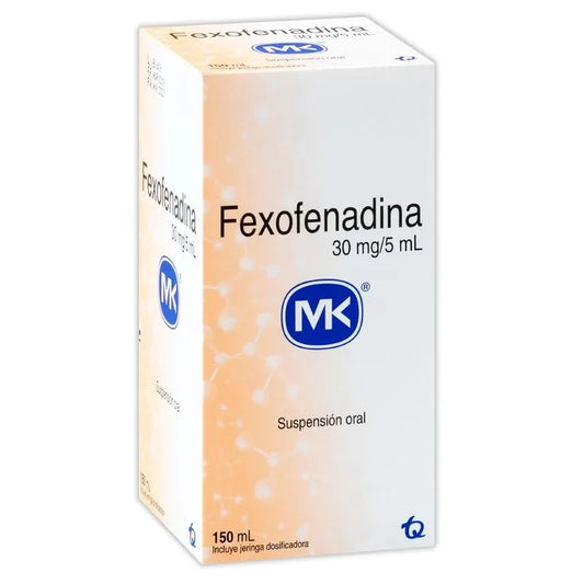 Fexofenadina Mk 30 Mg/5Ml Frasco X 150 Ml