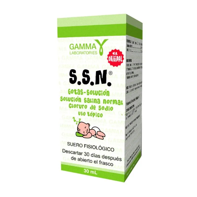 Solucion Salina Gamma Gotas Pediatricas De 30Ml