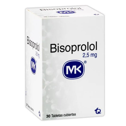 Bisoprolol Mk 2.5Mg X 30 Tabletas