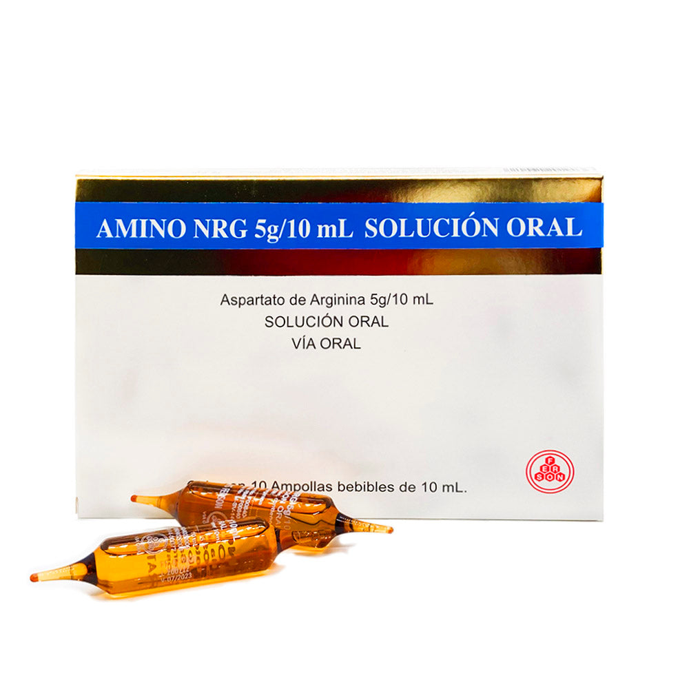 Amino Nrg 5G/10Ml X 10 Ampollas Bebibles