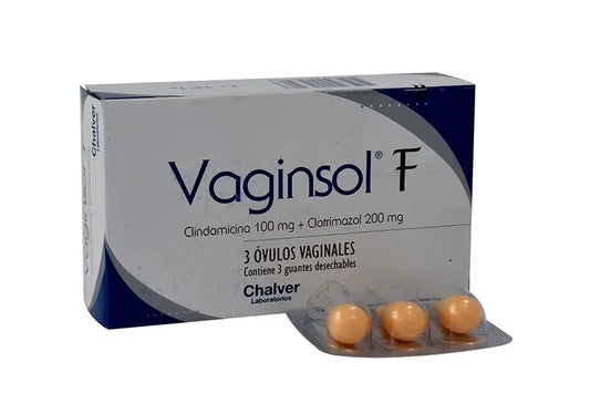 Vaginsol F Con Guantes X 3 Ovulos Vaginales