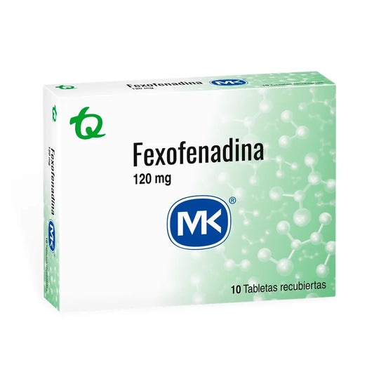 Fexofenadina Mk 120Mg X 10 Tabletas