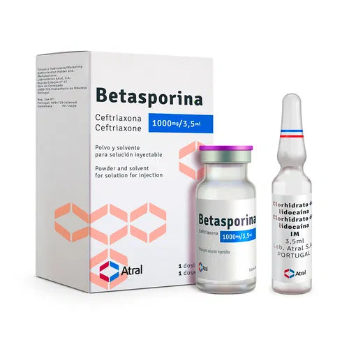 Betasporina 1 Gramo I.M. Ampolla De 3.5Ml