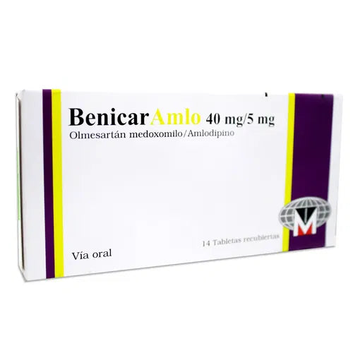 Benicar Amlo 40Mg/5Mg X 14 Tabletas