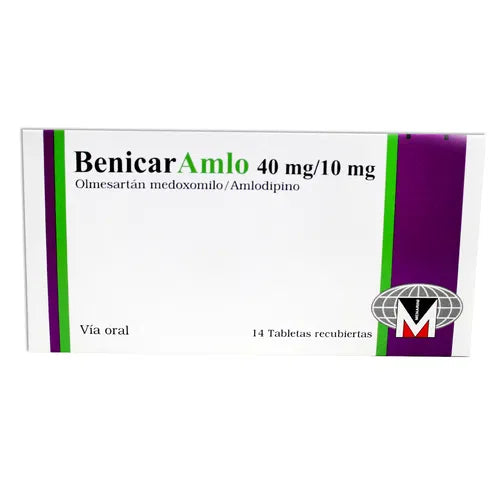 Benicar Amlo 40Mg/10Mg X 14 Tabletas