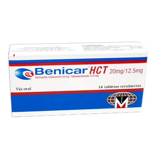 Benicar Hct 20Mg/12.5Mg X 14 Tabletas