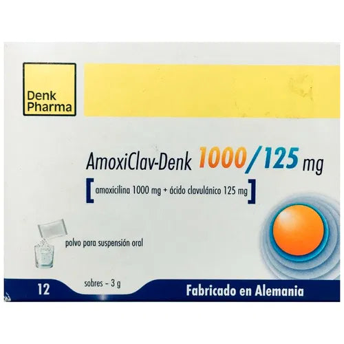 Amoxiclav-Denk 1000Mg/125Mg X 12 Sobres