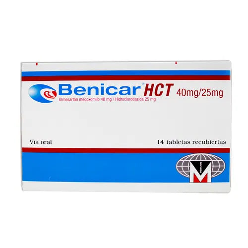 Benicar Hct 40Mg/25Mg X 14 Tabletas