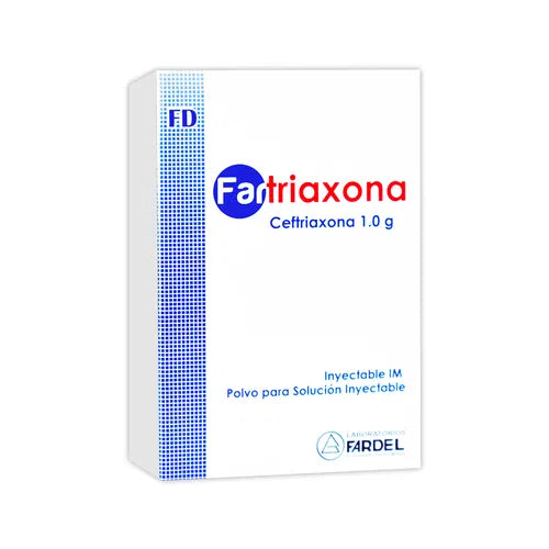 Fartriaxona 1.0G I.M. Inyectable X Ampolla Tripack