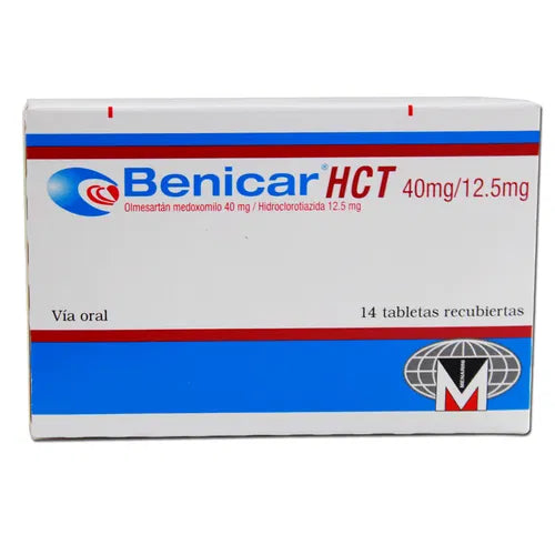 Benicar Hct 40 Mg/12.5Mg X 14 Tabletas