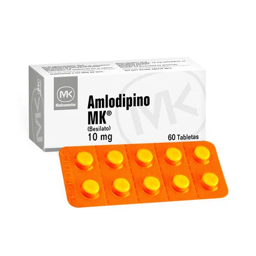 Amlodipino Mk 10Mg X 60 Tabletas