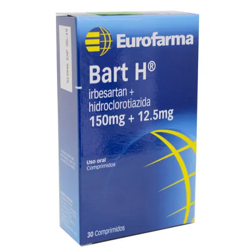 Barth H 150Mg/12.5Mg X 30 Comprimidos