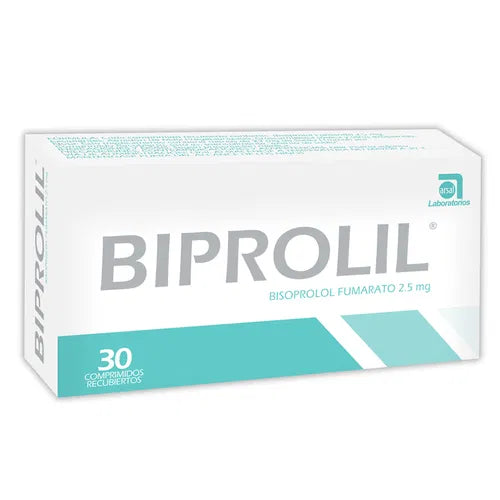 Biprolil 2.5 Mg X 30 Comprimidos Recubiertos