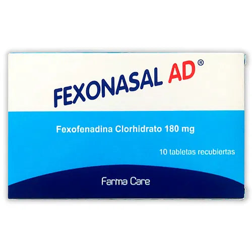 Fexonasal Ad 180Mg X 10 Tabletas