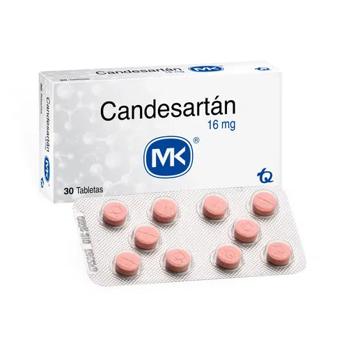 Candesartan Mk 16Mg X 30 Tabletas