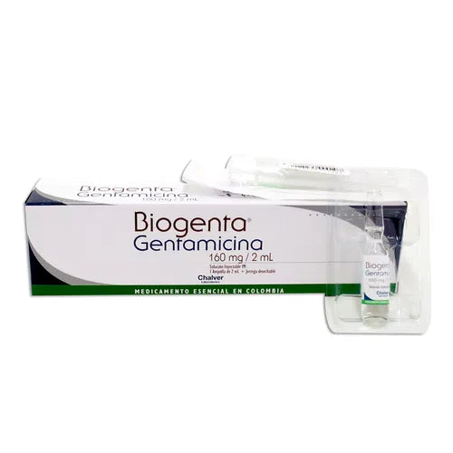 Biogenta 160Mg/2Ml Inyectable X 1 Ampolla 2Ml