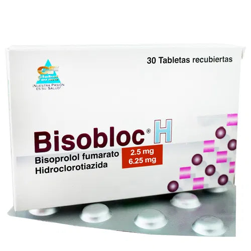 Bisobloc H 2.5Mg/6.25 Mg X 30 Capsulas