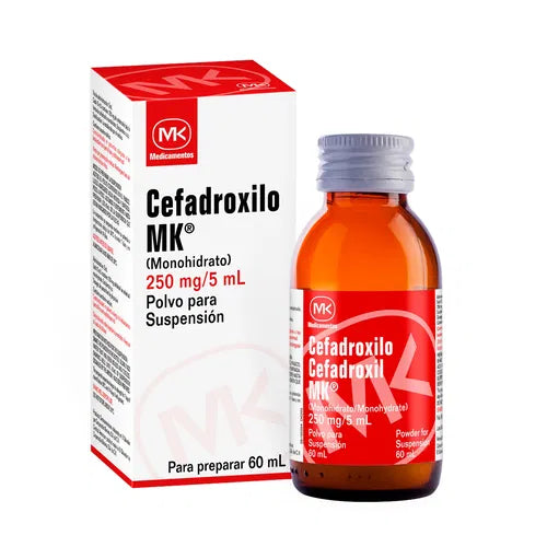 CEFADROXILO MK 250MG/5ML SUSPENSION 60ML