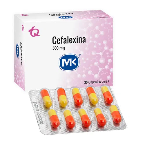 Cefalexina Mk 500Mg X 30 Capsulas