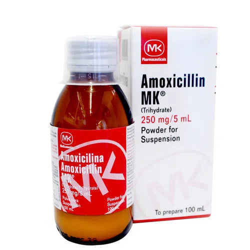 Amoxicilina Mk Suspension 250Mg/5Ml Frasco X 100Ml