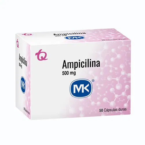 Ampicilina Mk 500Mg X 50 Capsula