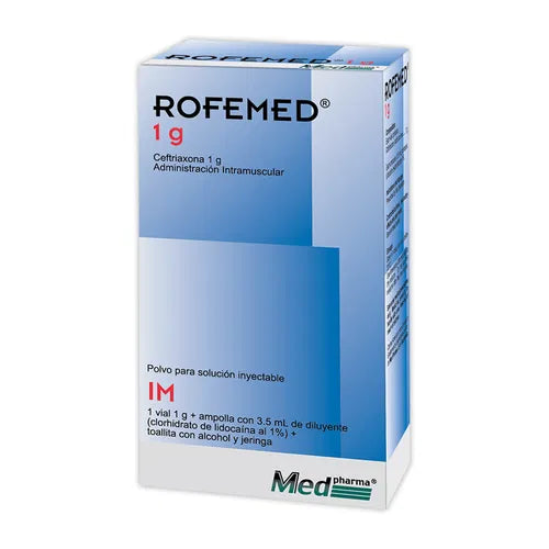 Rofemed 1G Inyectable I.M. X Ampolla Tripack