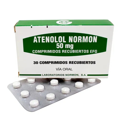 Atenolol Normon 50Mg X 30 Comprimidos