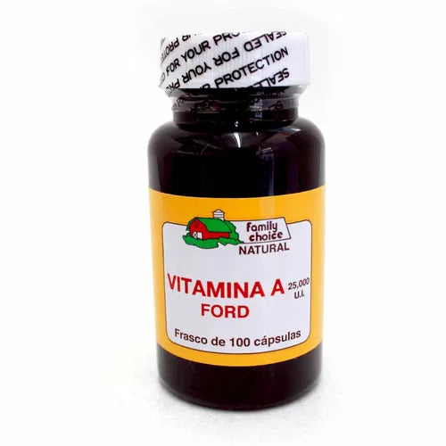 Vitamina A Ford 25000Ui X 100 Capsulas
