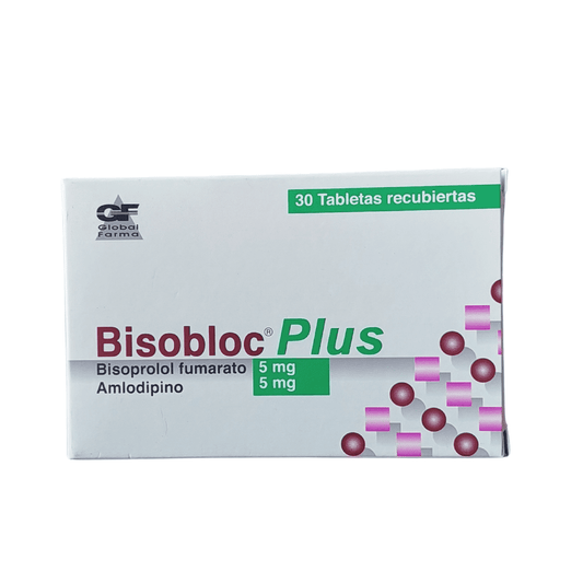 Bisobloc Plus 5Mg/5Mg X 30 Tabletas