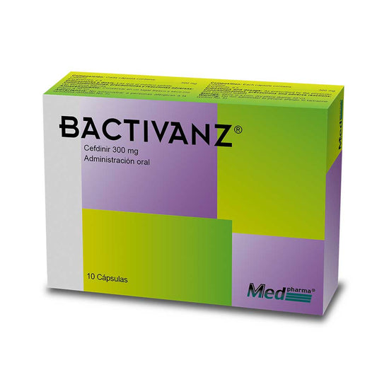 Bactivanz 300Mg X 10 Tabletas