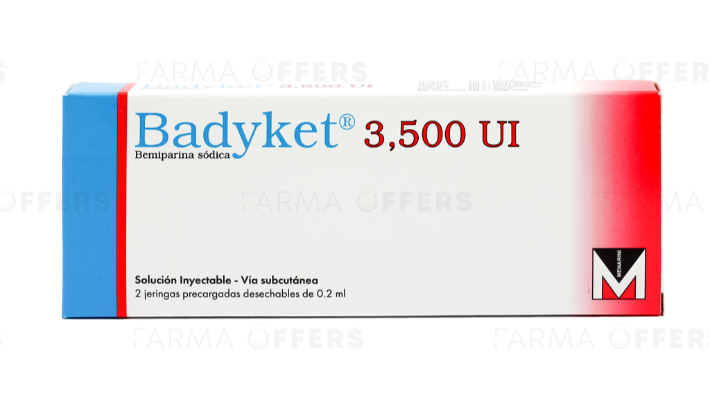 Badyket 3500Ui X 2 Jeringas Prellenadas 0.2Ml
