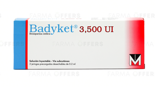 Badyket 3500Ui X 2 Jeringas Prellenadas 0.2Ml
