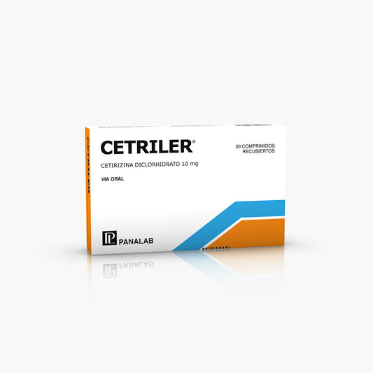 Cetriler 10Mg X 30 Comprimidos