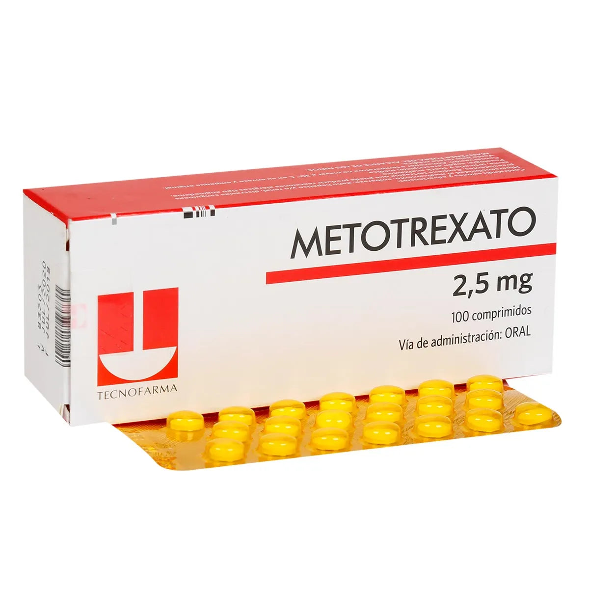 Metotrexato 2.5Mg X 100 Comprimidos