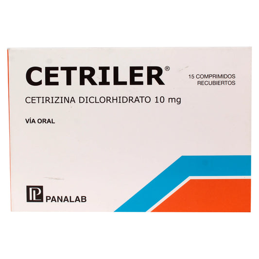 Cetriler 10Mg X 15 Comprimidos