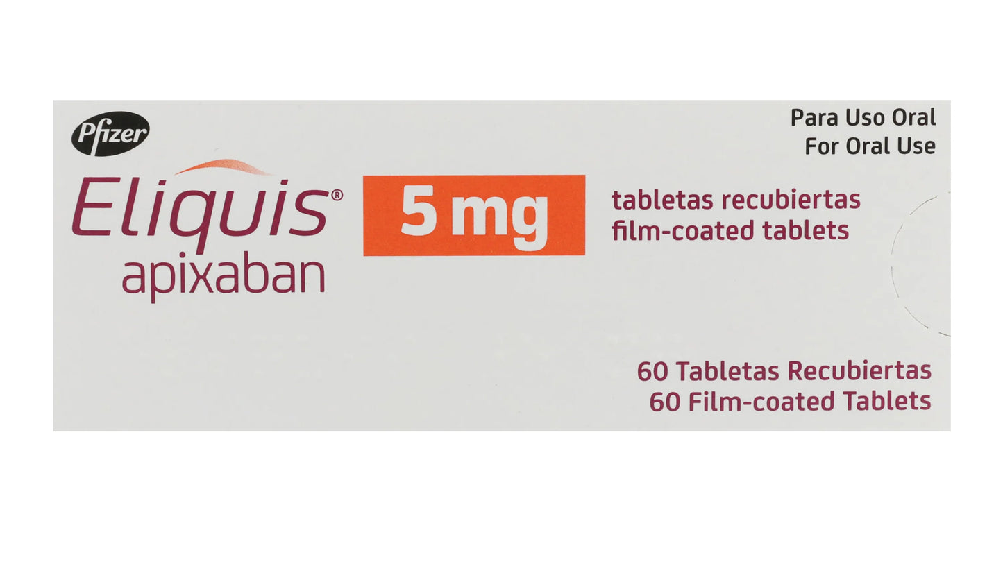 Eliquis 5Mg X 60 Tabletas