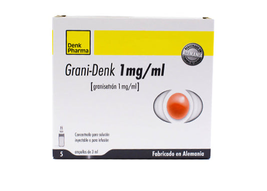 Grani-Denk 1Mg/1Ml X 5 Ampollas (Granisetron)