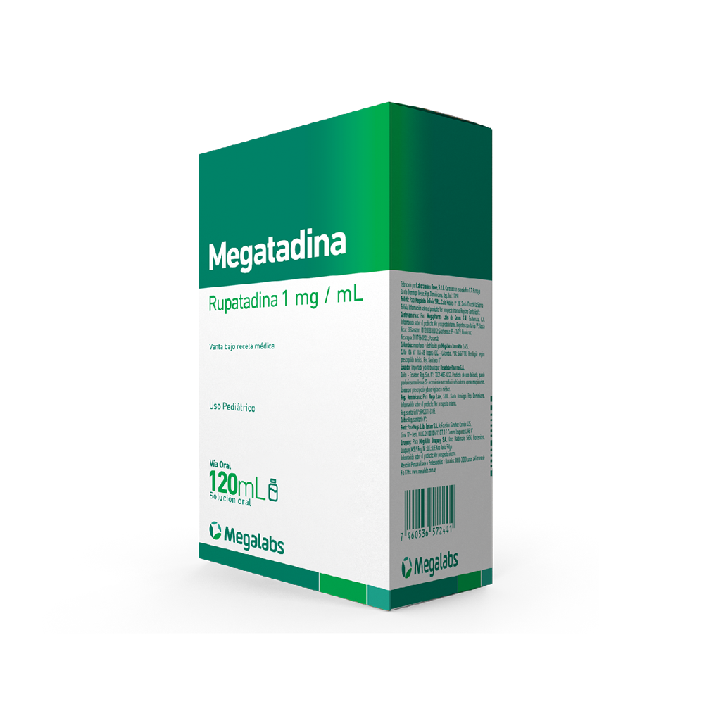 MEGATADINA 1MG SOLUCION ORAL FRASCO X 120ML