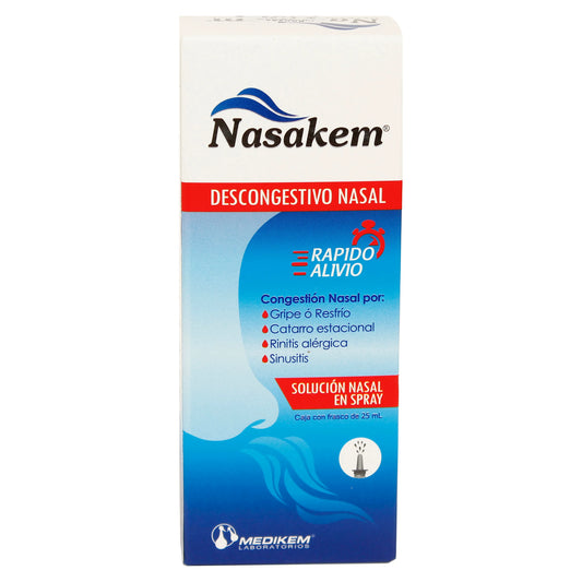 Nasakem Spray Nasal Frasco X 25 Ml