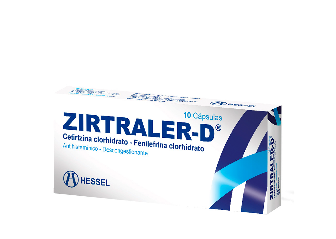 Zirtraler-D X 10 Capsulas