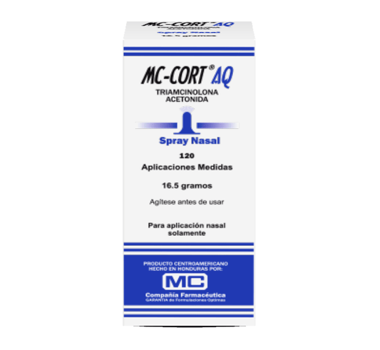 Mc-Cort Aq Spray Nasal Frasco X 16.5 Gramos