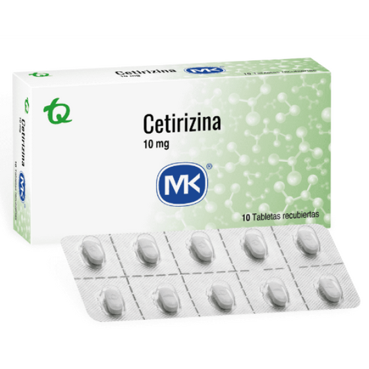 Cetirizina Mk 10Mg X 10 Tabletas