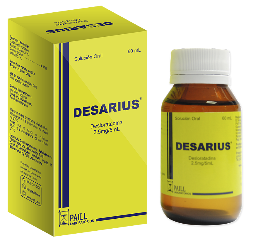 Desarius 2.5Mg/Ml Frasco X 60Ml
